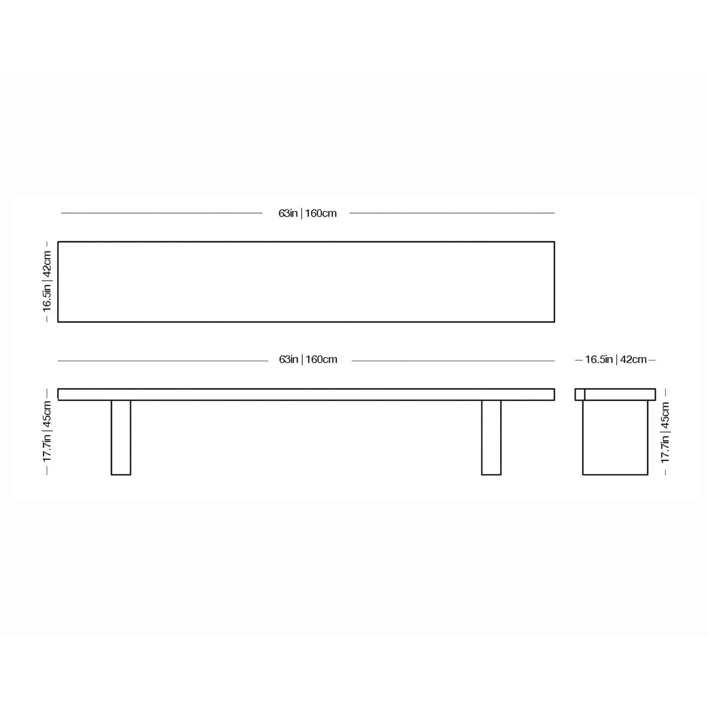 Tommaso Bench and Table | Zeus | JANGEORGe Interior Design