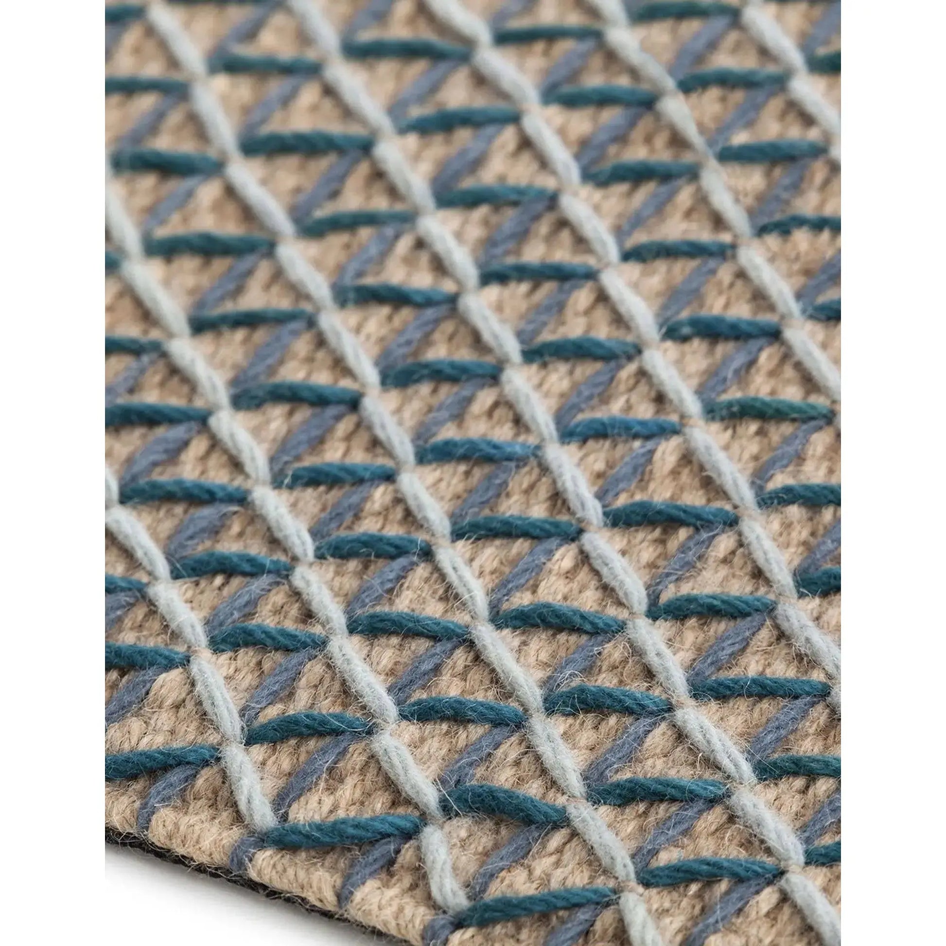 JANGEORGe Interiors & Furniture Gan Rugs Raw Rug Blue