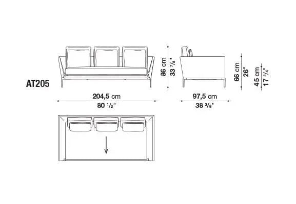 B&B Atoll Sofa | B&B Italia | JANGEORGe Interior Design