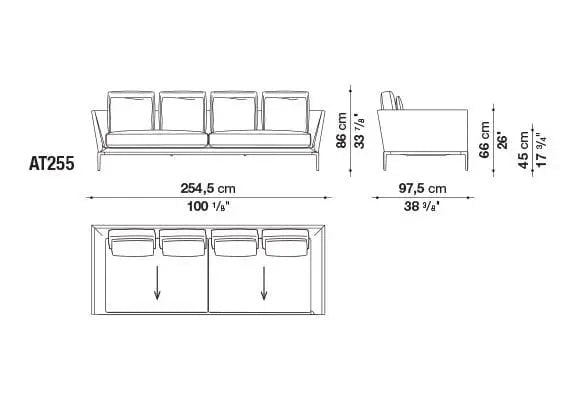 B&B Atoll Sofa | B&B Italia | JANGEORGe Interior Design