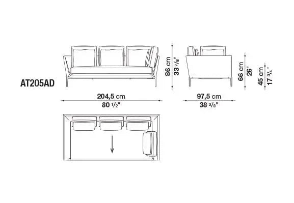 B&B Atoll Sofa | B&B Italia | JANGEORGe Interior Design