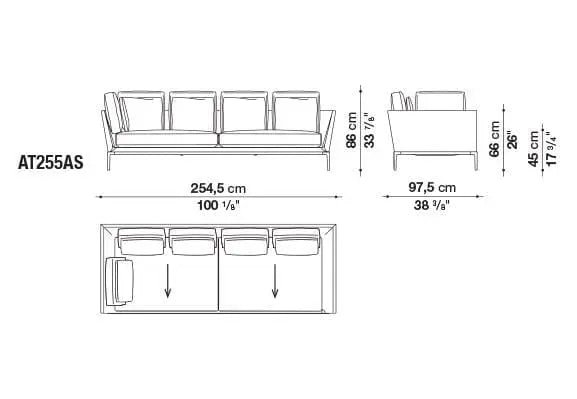 B&B Atoll Sofa | B&B Italia | JANGEORGe Interior Design