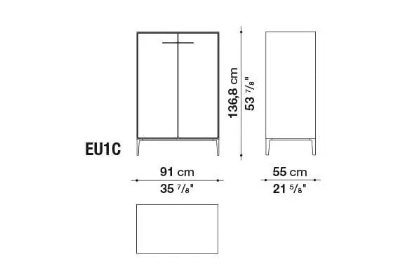 Eucalipto Storage Unit | B&B Italia | JANGEORGe Interior Design