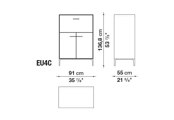 Eucalipto Storage Unit | B&B Italia | JANGEORGe Interior Design