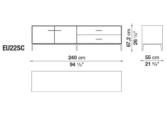 Eucalipto Storage Unit | B&B Italia | JANGEORGe Interior Design