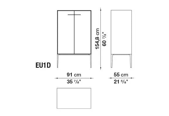 Eucalipto Storage Unit | B&B Italia | JANGEORGe Interior Design