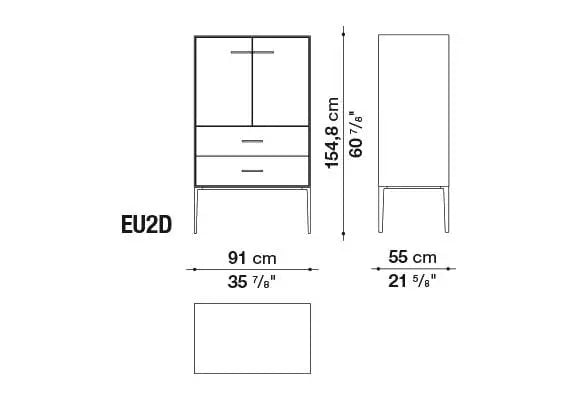 Eucalipto Storage Unit | B&B Italia | JANGEORGe Interior Design
