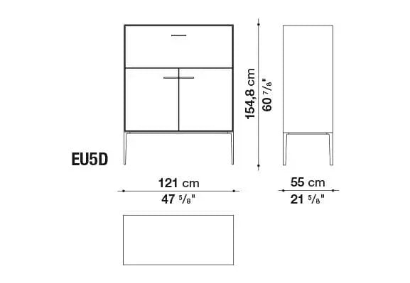 Eucalipto Storage Unit | B&B Italia | JANGEORGe Interior Design