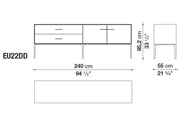 Eucalipto Storage Unit | B&B Italia | JANGEORGe Interior Design