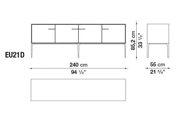 Eucalipto Storage Unit | B&B Italia | JANGEORGe Interior Design