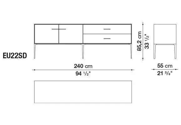 Eucalipto Storage Unit | B&B Italia | JANGEORGe Interior Design