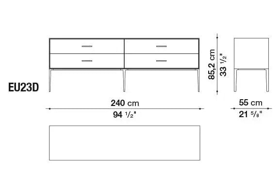 Eucalipto Storage Unit | B&B Italia | JANGEORGe Interior Design