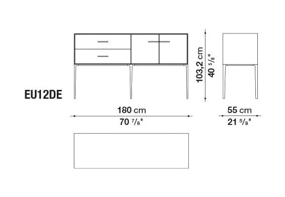 Eucalipto Storage Unit | B&B Italia | JANGEORGe Interior Design