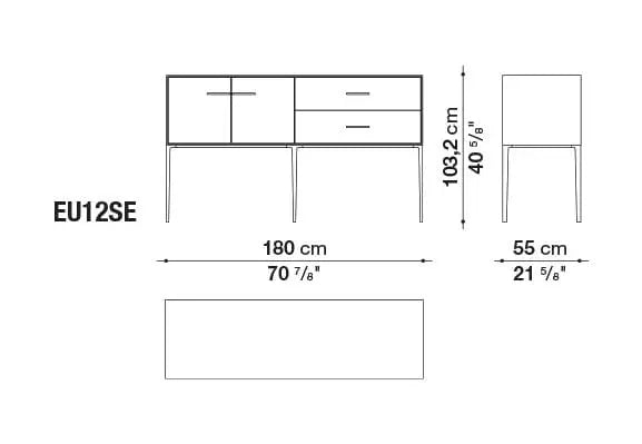 Eucalipto Storage Unit | B&B Italia | JANGEORGe Interior Design
