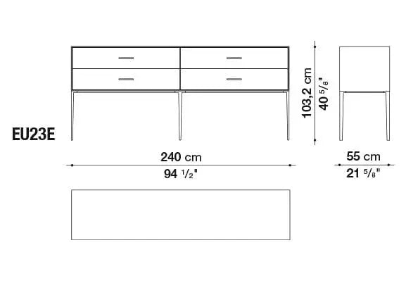 Eucalipto Storage Unit | B&B Italia | JANGEORGe Interior Design