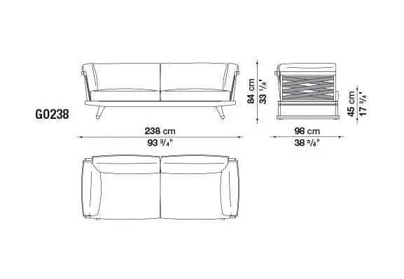 Gio Sofa | B&B Italia | JANGEORGe Interior Design