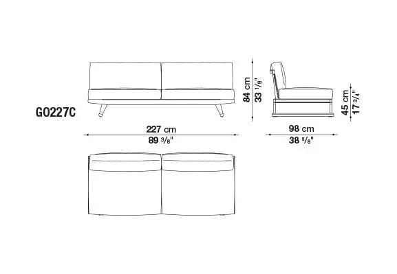 Gio Sofa | B&B Italia | JANGEORGe Interior Design