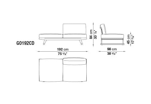 Gio Sofa | B&B Italia | JANGEORGe Interior Design