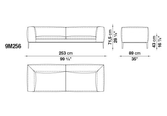 Michel Club Sofa | B&B Italia | JANGEORGe Interior Design
