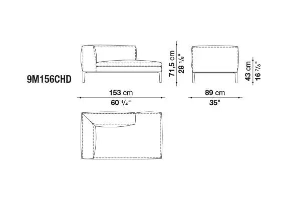 Michel Sofa | B&B Italia | JANGEORGe Interior Design