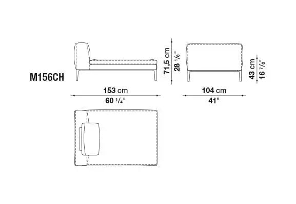 Michel Sofa | B&B Italia | JANGEORGe Interior Design
