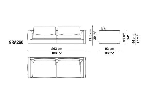 Richard Sofa | B&B Italia | JANGEORGe Interior Design
