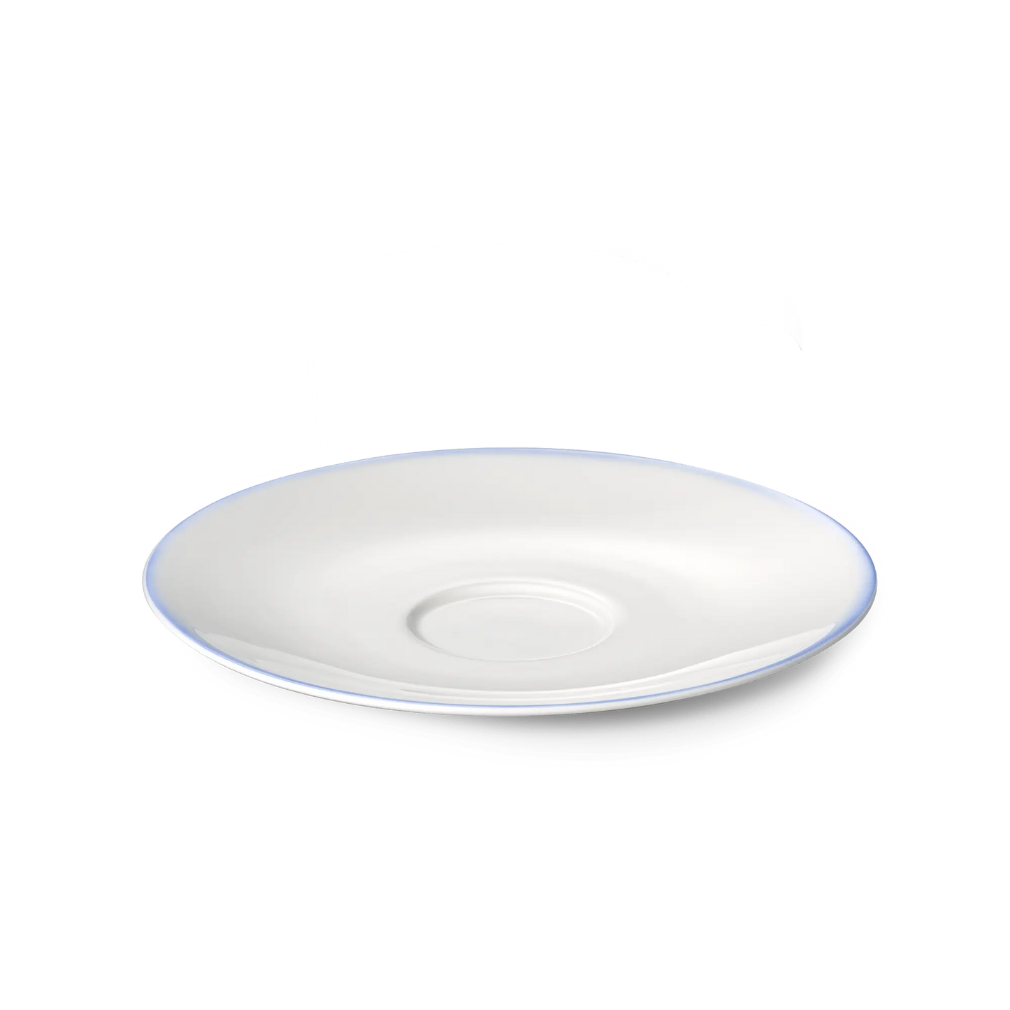 Aqua - Cafe Au Lait Saucer Blue For 0.35L Mug & Cafe Au Lait Cup | Dibbern | JANGEORGe Interior Design