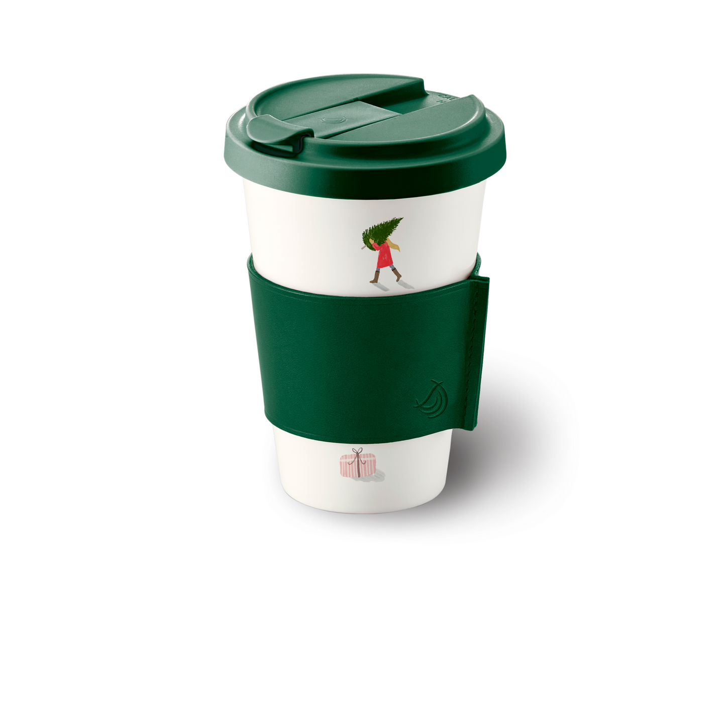 Noel - Coffee-To-Go Cup with Leather Sleeve 11.8floz | 0.35L