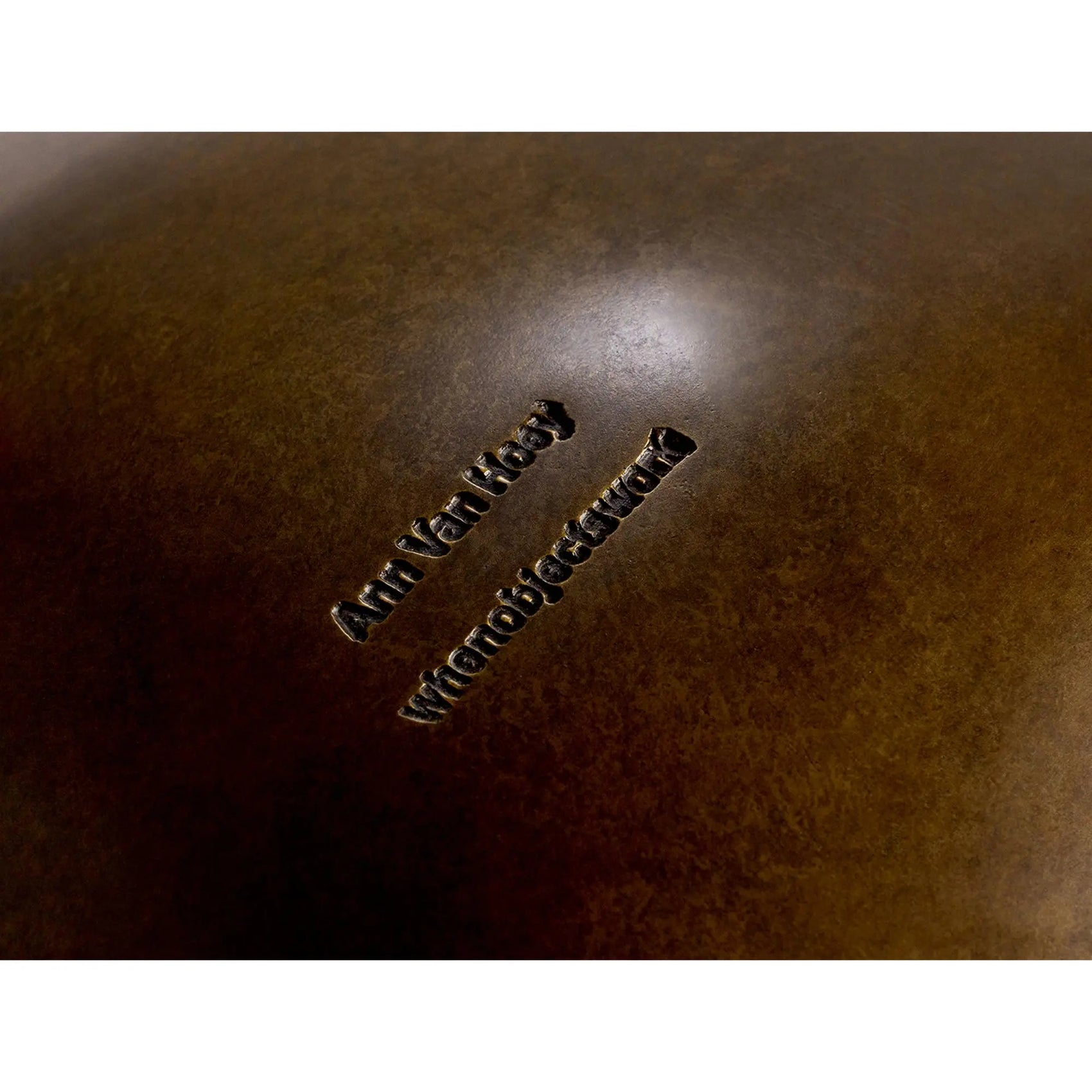 Ann Van Hoey - Bowl Bronze Casting When Objects Work