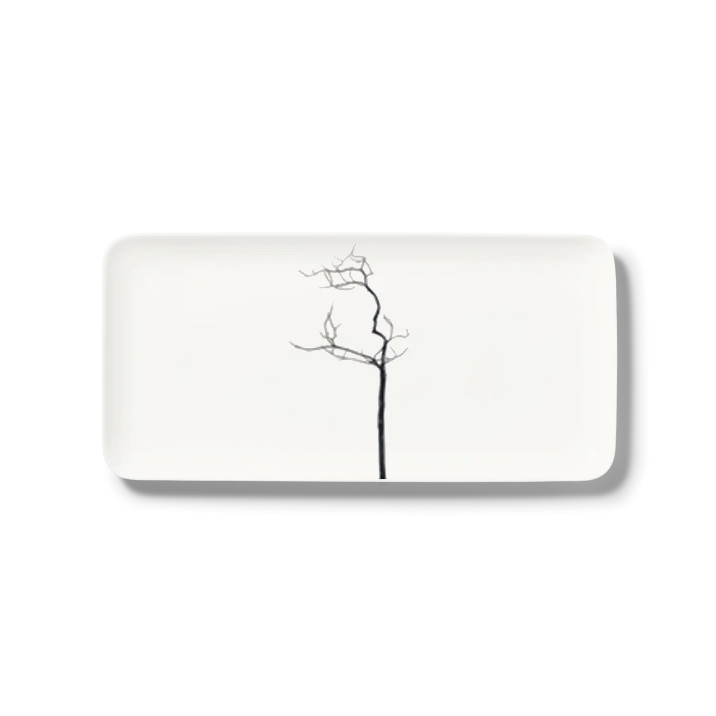 Black Forest - Rectangular Platter Black 5.9x12.6in | 15x32cm Dibbern