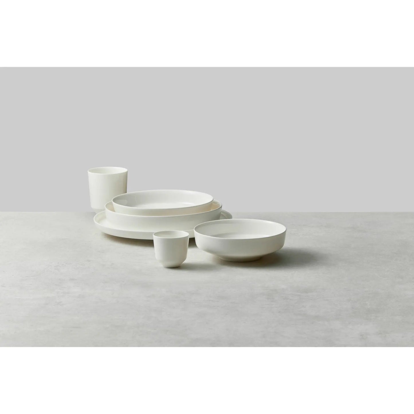 Dibbern Juno Dinner Plate, German fine bone china with smooth white finish and minimalist design.