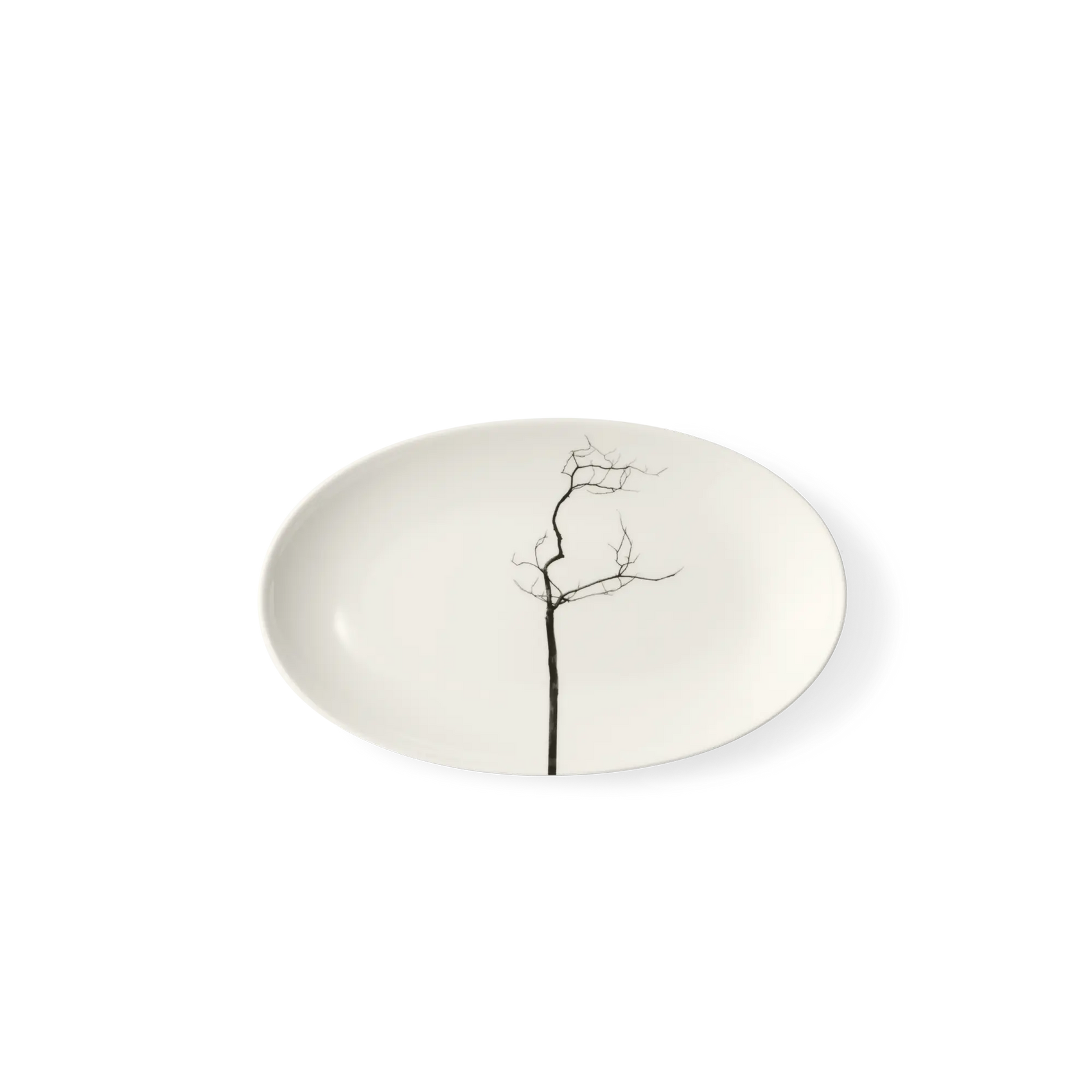 Black Forest - Oval Side Plate Black 9.4in | 24cm (Ø) Dibbern