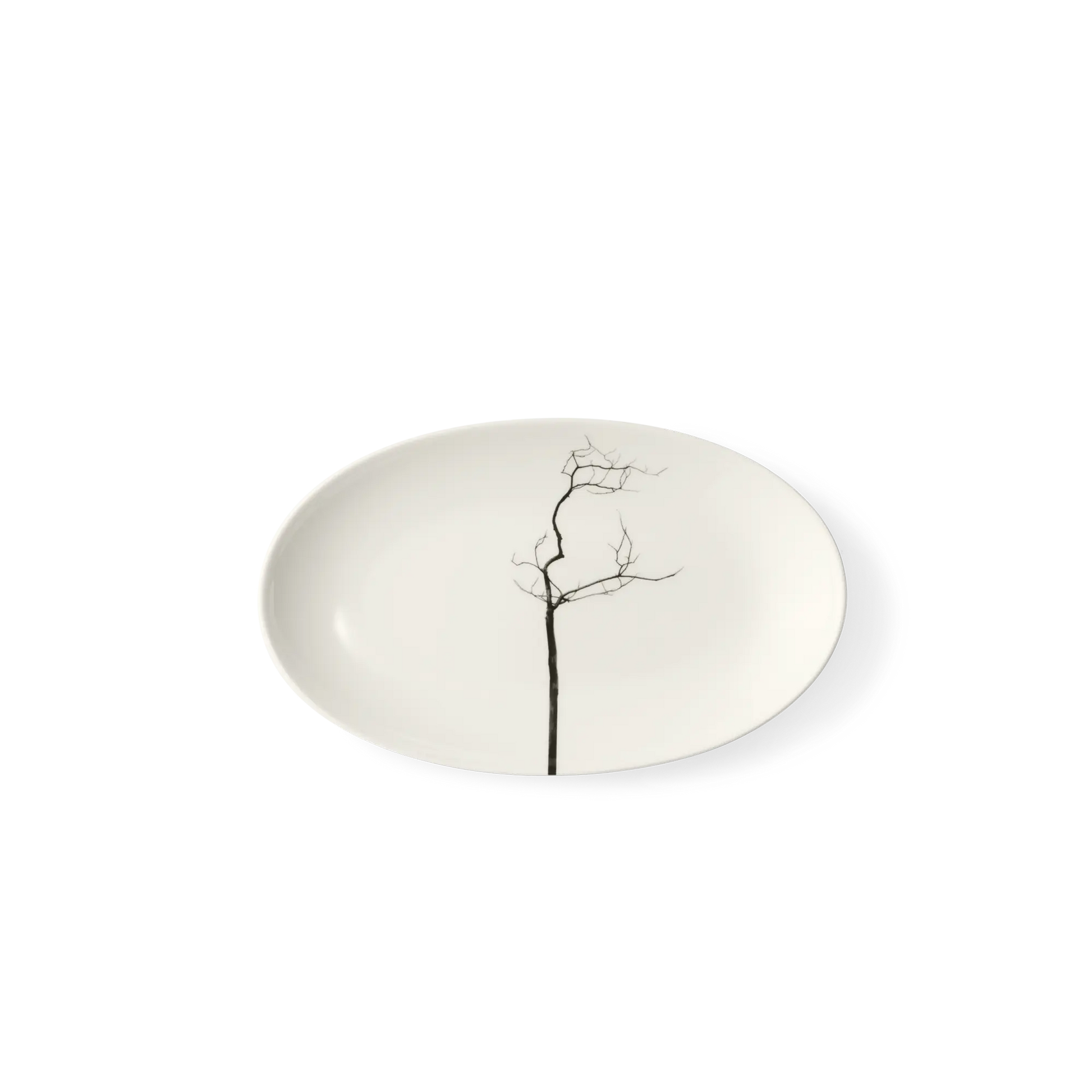 Black Forest - Oval Side Plate Black 9.4in | 24cm (Ø) Dibbern
