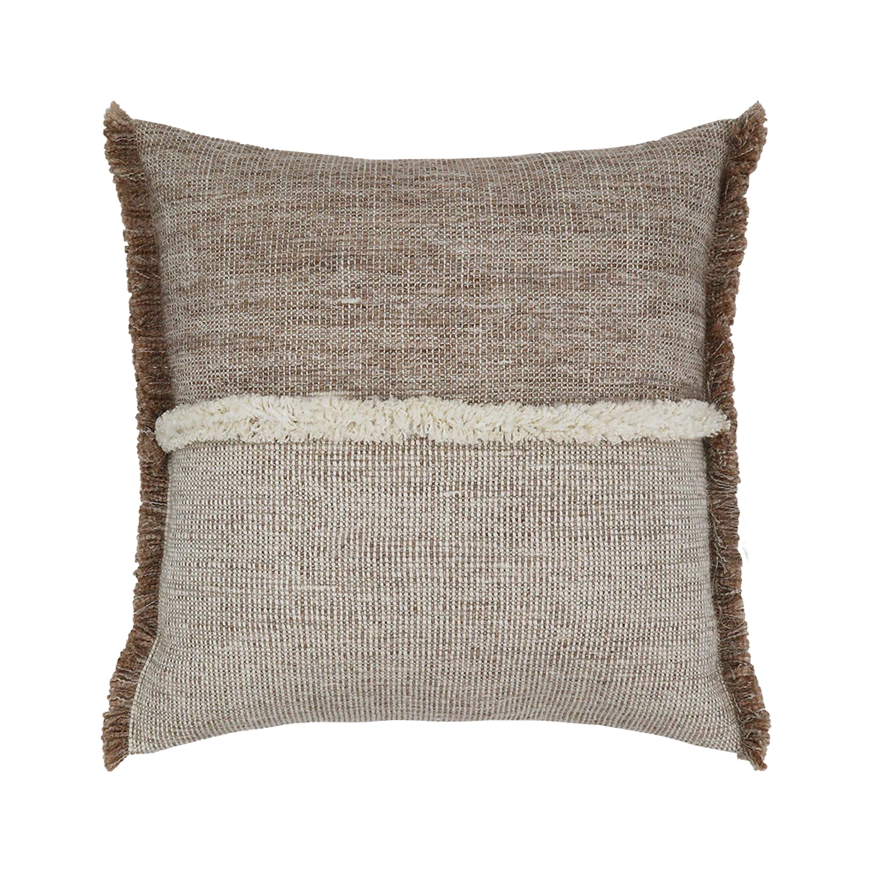 Forage Cloth Cushion with Fringing