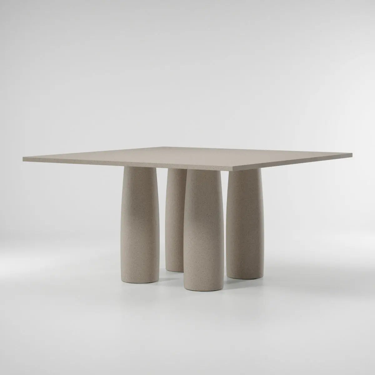 Il Colonnata - Minera Stone Dining Table 140x140 / 8 Guest Kettal
