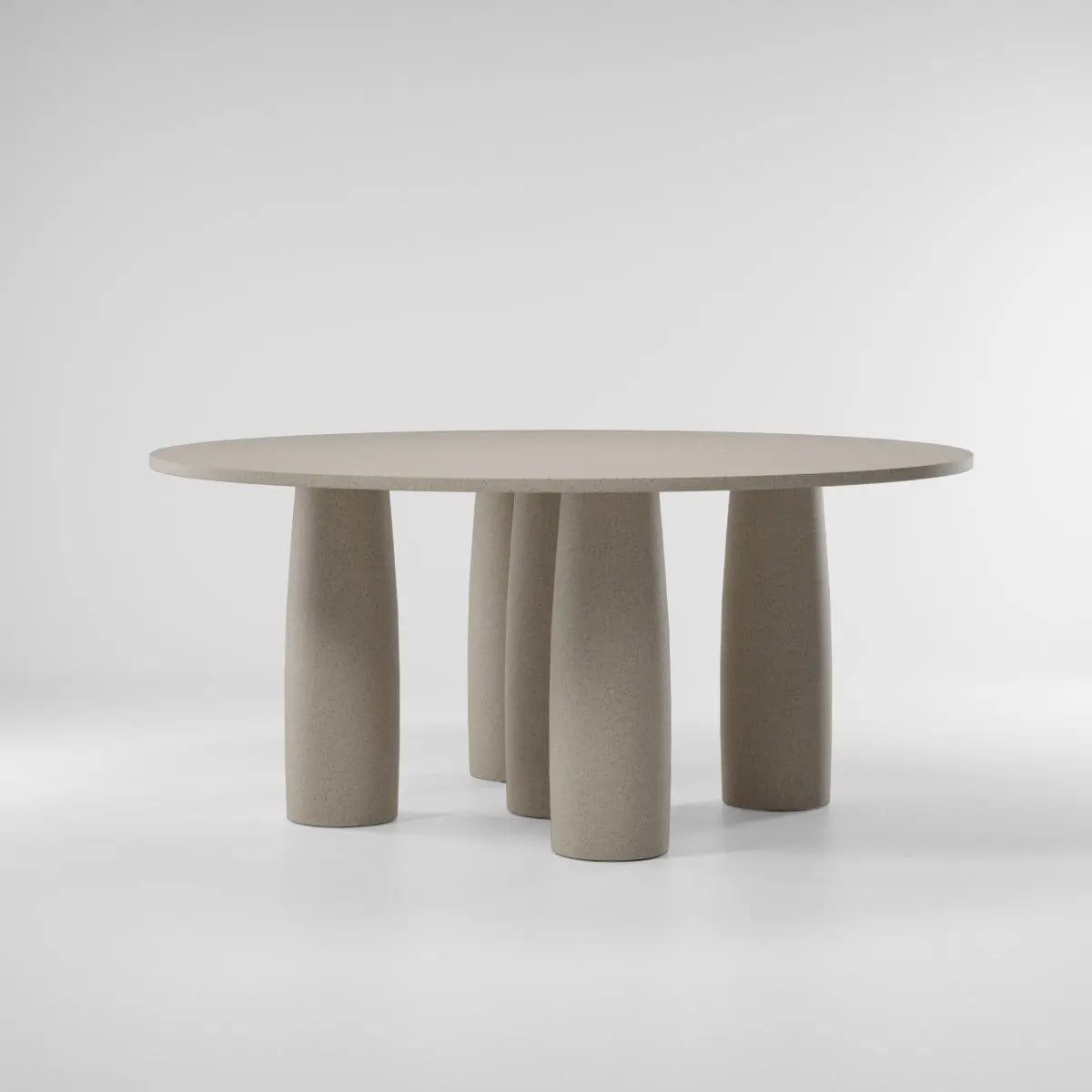 Il Colonnato - Minera Stone Dining Table 165Ø / 8 Guest Kettal