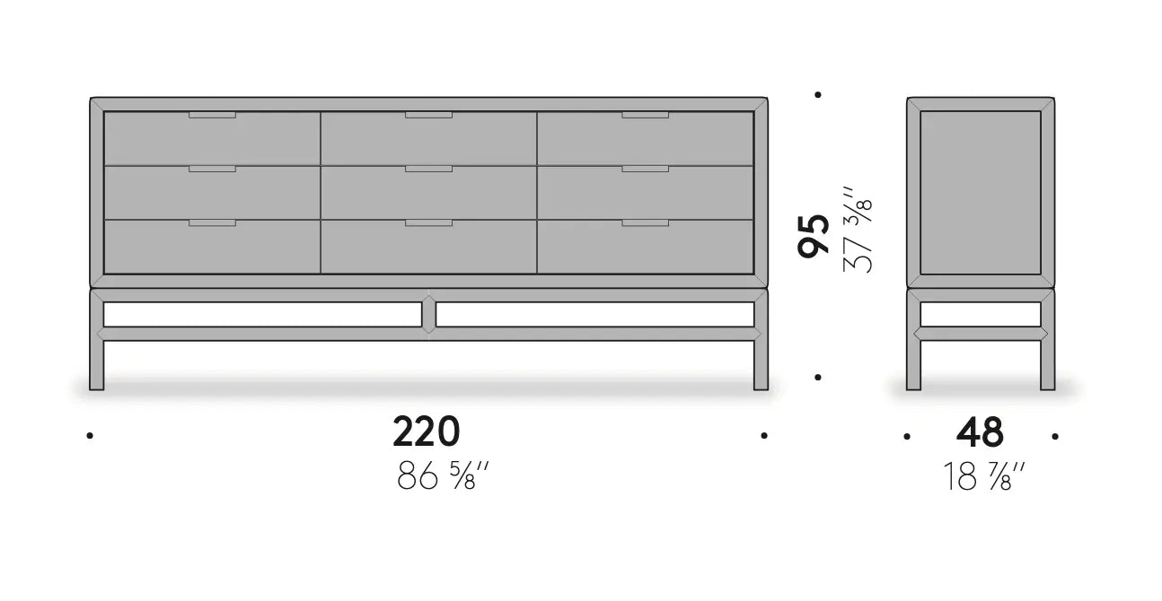 Silent Drawer - Storage Unit DePadova