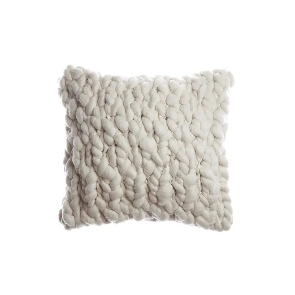 Clouds - Chunky Wool Throw Pillow | Homelosophy | JANGEORGe Interior Design