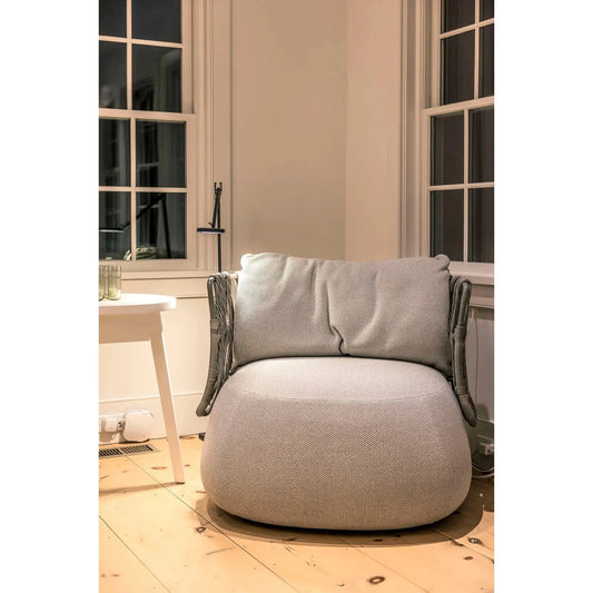Fat-Sofa Outdoor - Floor Model - Armchair with low back 95cm (FA91B) (Sag Harbor, NY) - JANGEORGe Interiors & Furniture