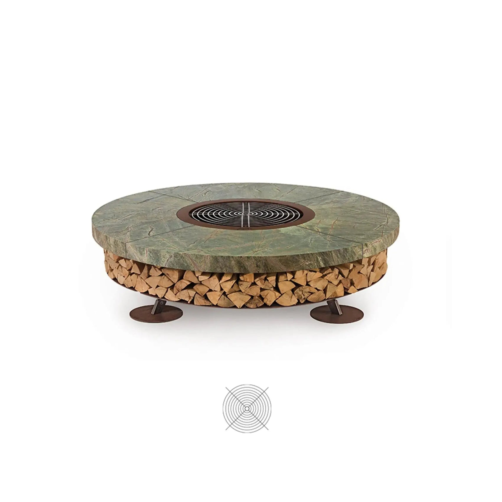 Outdoor Wood-Burning Fire Pit Accessories, Grill | AK47 DesignArt | JANGEORGe Interior Design