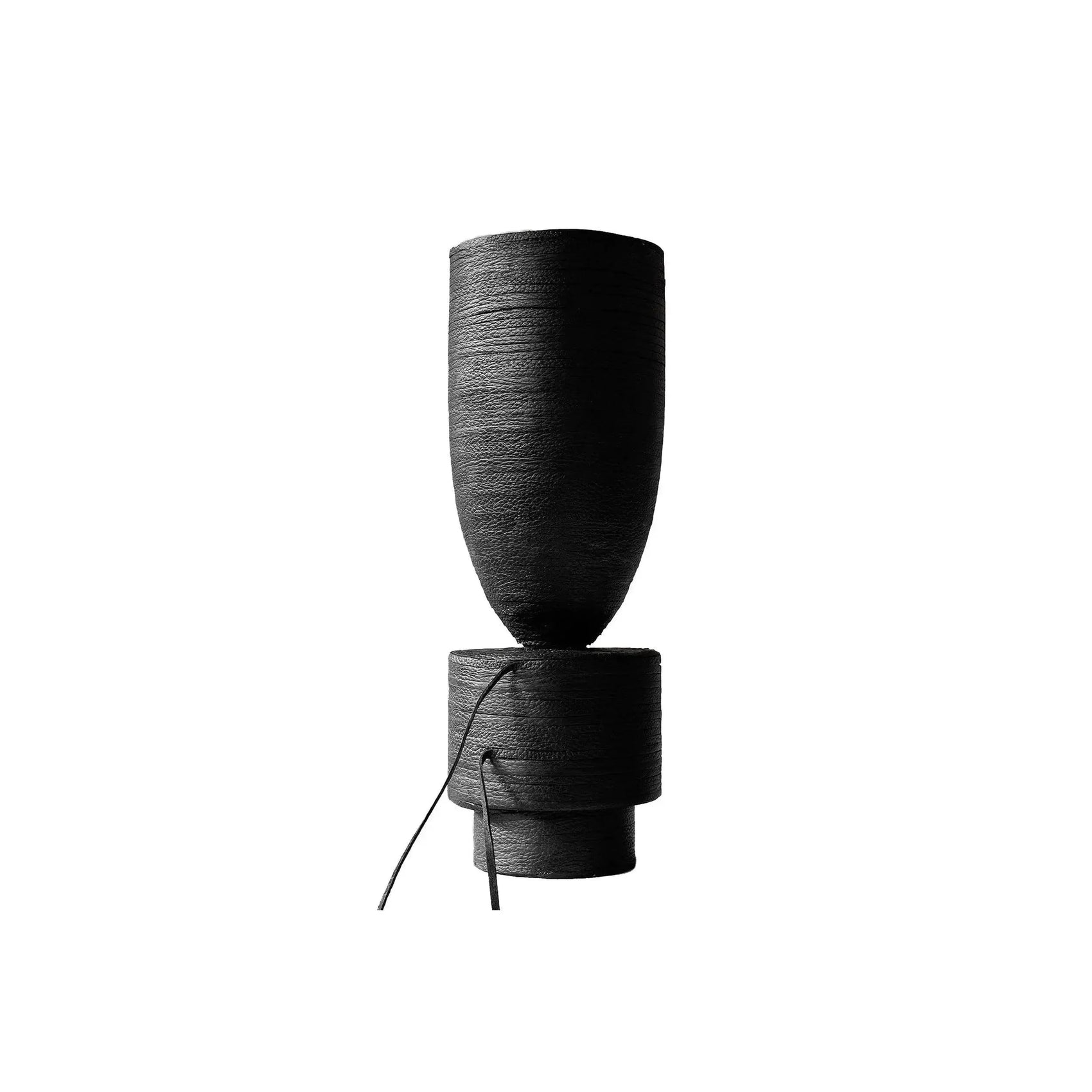 Pot Vase Leather | Arno DeClercq | JANGEORGe Interior Design