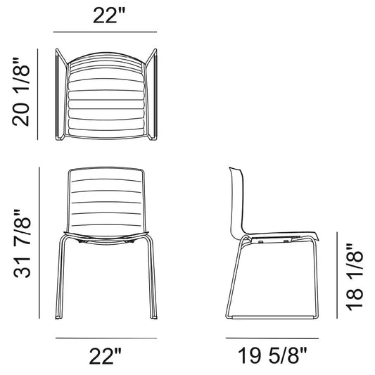 Catifa 46 (0280) Chair | Arper | JANGEORGe Interior Design