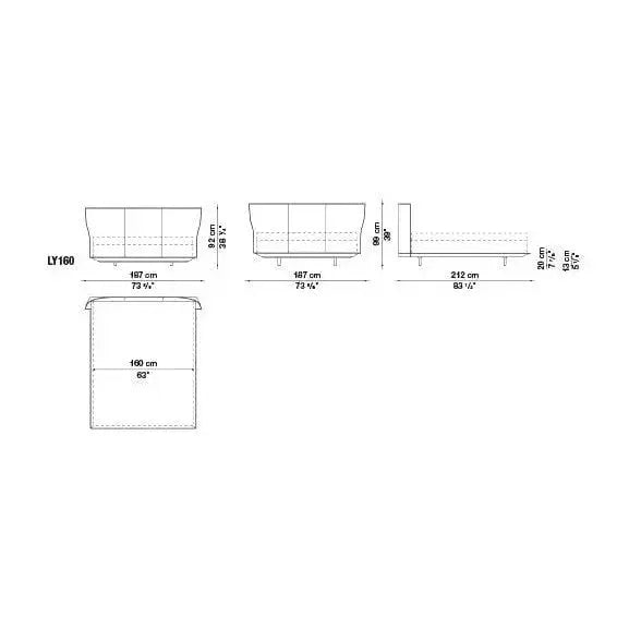 Alys Bed | B&B Italia | JANGEORGe Interior Design