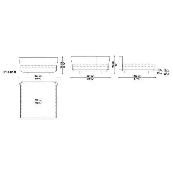 Alys Bed | B&B Italia | JANGEORGe Interior Design