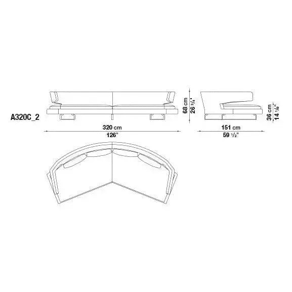 Arne Sofa | B&B Italia | JANGEORGe Interior Design