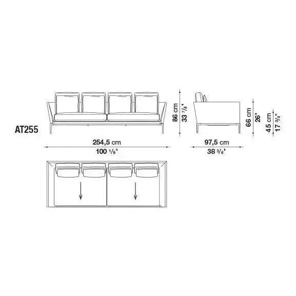 B&B Atoll Sofa | B&B Italia | JANGEORGe Interior Design