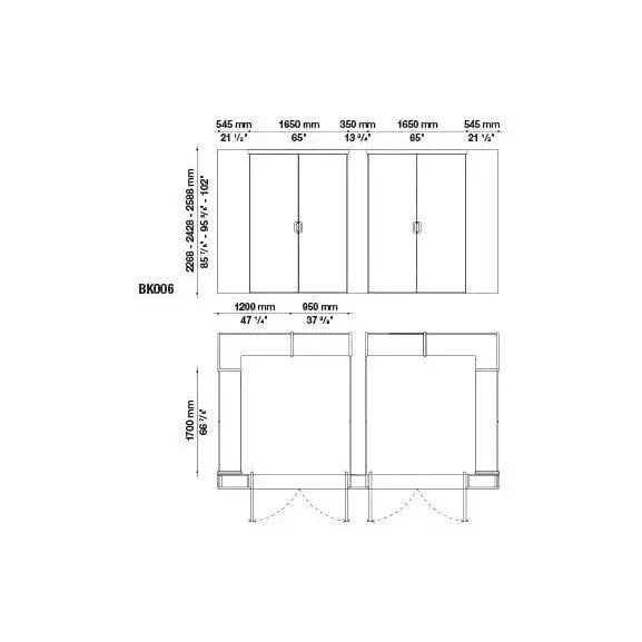 Backstage Wardrobe | B&B Italia | JANGEORGe Interior Design