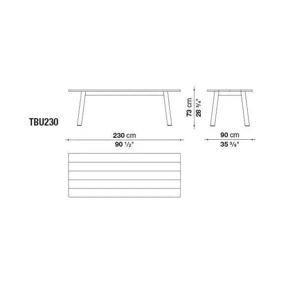 Bull - Rectangular Table - JANGEORGe Interiors & Furniture