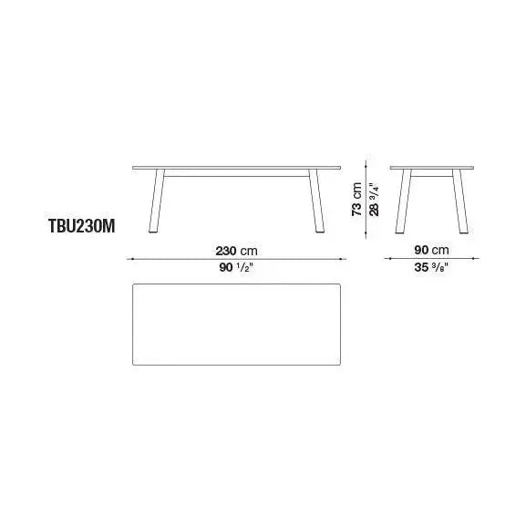 Bull - Rectangular Table - JANGEORGe Interiors & Furniture
