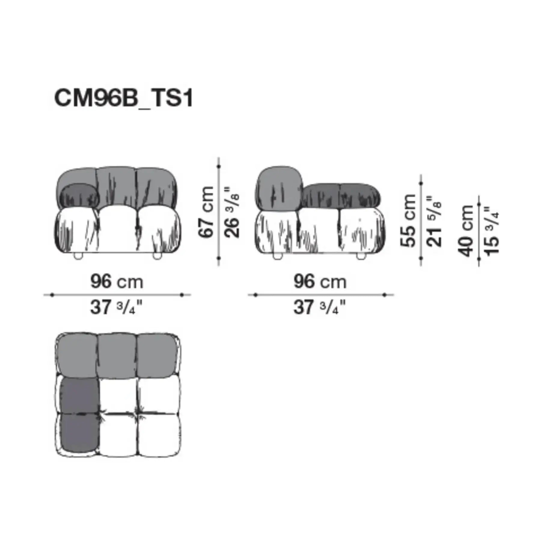 Camaleonda Sofa by B&B Italia, Mario Bellini | B&B Italia | JANGEORGe Interior Design